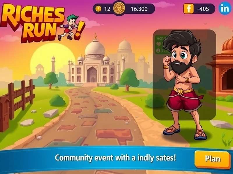 Riches Run India character customization options